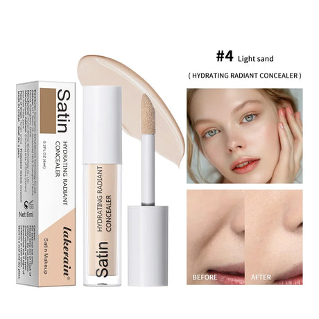 Dark Circles Acne Marks Cover Matte Face Concealer Brighten Skin Tone Repair Makeup Cosmetic for Women Daily
