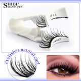 1 Pair Magnetic Eyelashes Set Reusable Easy to Use Eyelash Extension Tools Natural Curler False Eyelashes With Magnetic Tweezers