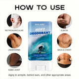 Refreshing Antiperspirant Cream for Hands, Feet, Face & Underarms, Quick-Dry Sweat Control, Lightweight for Daily Use & Hot Weat
