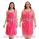 1pc, coral velvet women's bath skirt, wearable bath towel wrap women's absorbent Beach Spa gym bathrobe, slip skirt bath