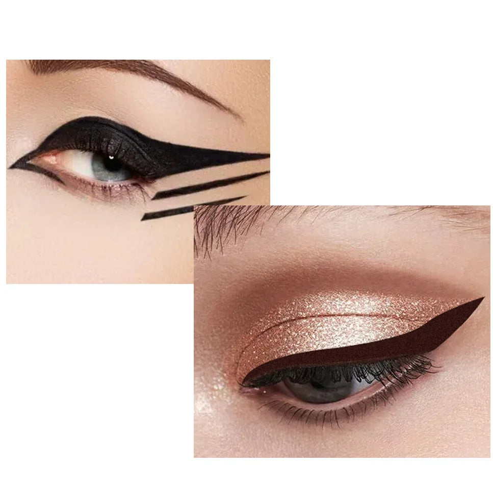 Miss Rose Kajal Eyeliner Pen, Smooth Black Waterproof Eye Liner with Shimmery Eye Makeup Finish
