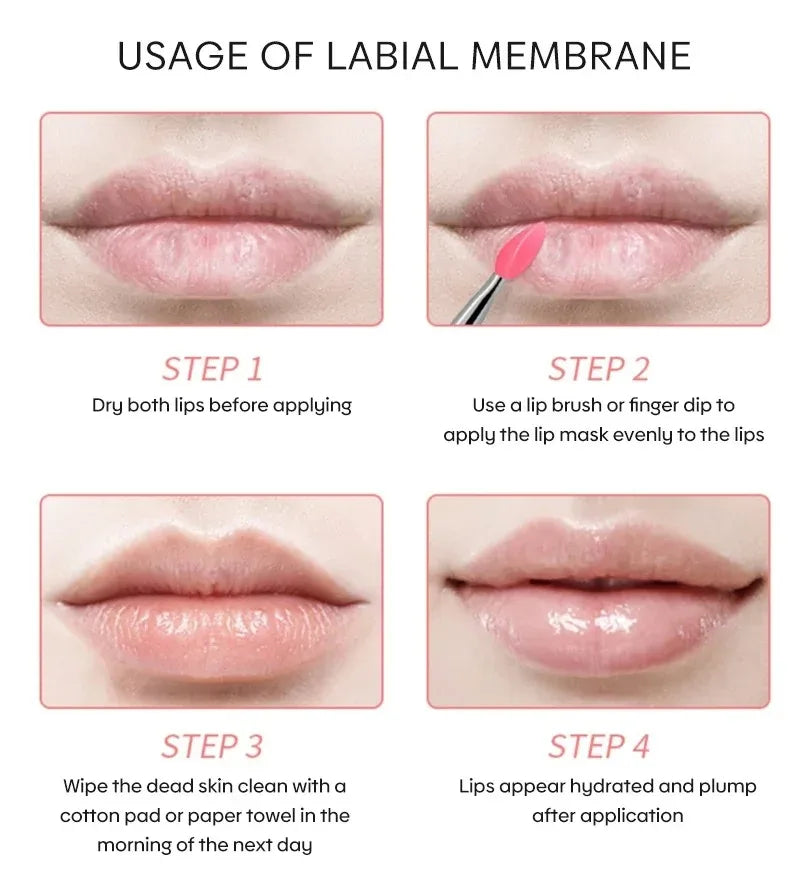 Moisturizing Lip Lines Moisturizing Lip Skin Jelly Lip Mask Moisturizing and Nourishing Repair Night Maintenance Lip Balm Care
