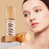 Mercilen Water Glow Long-Lasting Essence Bb Cream Cc Cream 40g, Brightening and Moisturizing Facial Makeup, Long-Lasting Moisturizing Concealer, Evens Out Skin Tone, Natural and Seamless, Suitable for Multiple Skin Tones, Lon