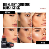 1PC Cover Dark Circles and Acne Marks, Concealer Stick, Body Shadow, Nose Shadow, Contour Stick To Create Flawless Makeup