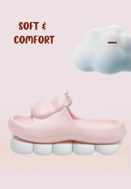 2025 Fashion Women Slippers Summer Flat Sandals Lightweight EVA Home Bathroom Slippers Massage Couples Indoor Slides Shower Shoe