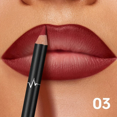 PUDAIER 6 Color Lip Liner, Waterproof Longwear Matte, Transfer-Proof No Smudge, Smooth Glide Lip Contour Pencils