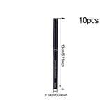 10PCS Waterproof Eyeliner Gel Pencil, Brown Eyelid Pen, Soft Easy Wearing High Pigmented Matte Finish Eyeliner Pen, Long Lasting