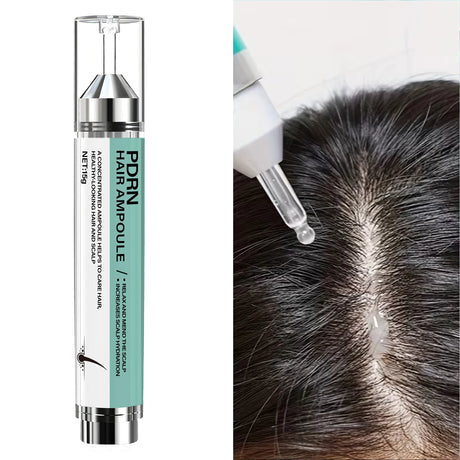 Hair Ampoule with Keratin & Biotin, Deeply Moisturizes & Repairs Hair, Increases Scalp Hydration for Healthy-Looking Hair.