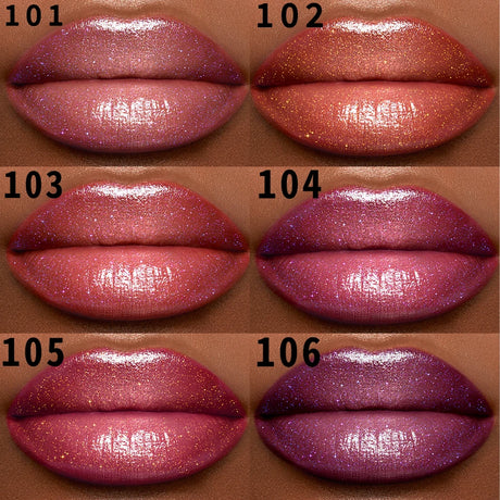 Moisturizing, Plump and Sparkling Lip Gloss, Water-Glossy Mirror Lip Glaze, Glitter Lip Makeup for Women Lip Oil Cosmetics Gifts