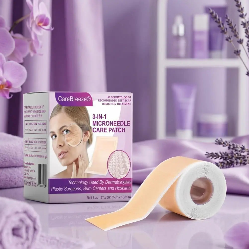 1/3/5rolls Brand Wrinkle-reducing Body Face Tape Dermatologist Recommend Best Scar Reduction Patch 3-in-1 Microneedle Care Patch