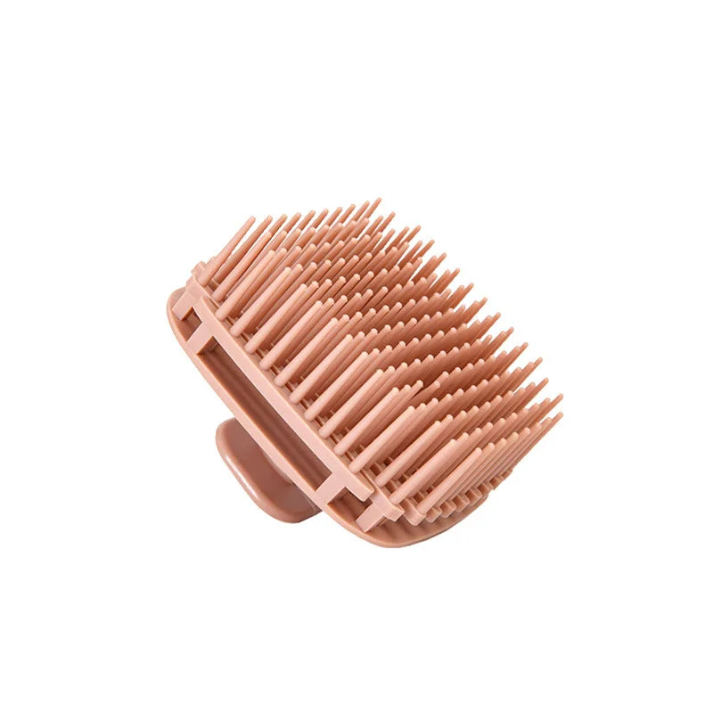 1pcs Silicone Shampoo Brush Head Scalp Massage Comb Hair Washing Comb Body Massage Shower Brush Salon Hairdressing Tool