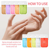 Powerful Spray Portable Safe Reliable Cleaning Hands Moisturizing Hand Washing Spray Nourishing Sanitizer Spray 45/38ml