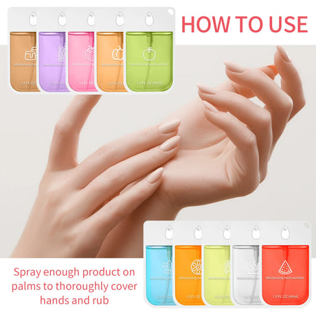 Powerful Spray Portable Safe Reliable Cleaning Hands Moisturizing Hand Washing Spray Nourishing Sanitizer Spray 45/38ml