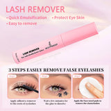 DIY eyelash extension set natural eyelash group set D curl single false eyelash group with bond and seal ,remover,tweezer