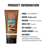 100ml Leg Makeup Long-lasting Waterproof And Anti-Transfer Concealer Even Skin Tone Wheat Tan Brown Liquid Foundation