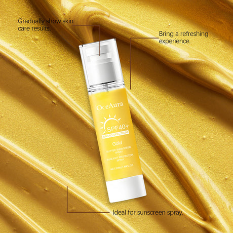 Sunscreen Spray Facial Moisturizing Rapid Absorption Refreshing Not Sticky Isolate Uv Brightening Body Shiny Sunblock Spray Skin