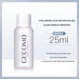 GECOMO Hyaluronic acid makeup remover-3-in-1 Eye, Lip, and Face Cleanser，Gentle, Suitable for Sensitive Skin, Pump Bottle
