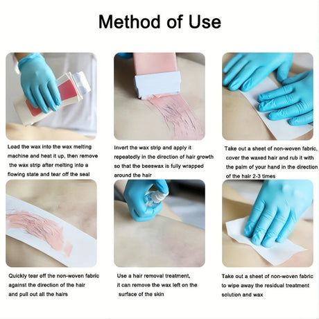 100g Roll On Wax Hair Removal Wax Cartridge Depilatory Wax Roller For Sensitive Skin Waxing Cartridge Refill Home Self Waxing
