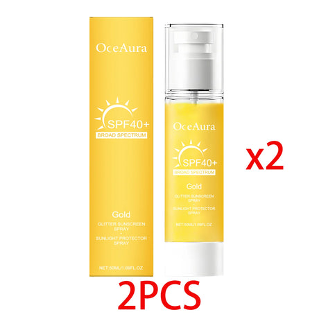 Sunscreen Spray Facial Moisturizing Rapid Absorption Refreshing Not Sticky Isolate Uv Brightening Body Shiny Sunblock Spray Skin
