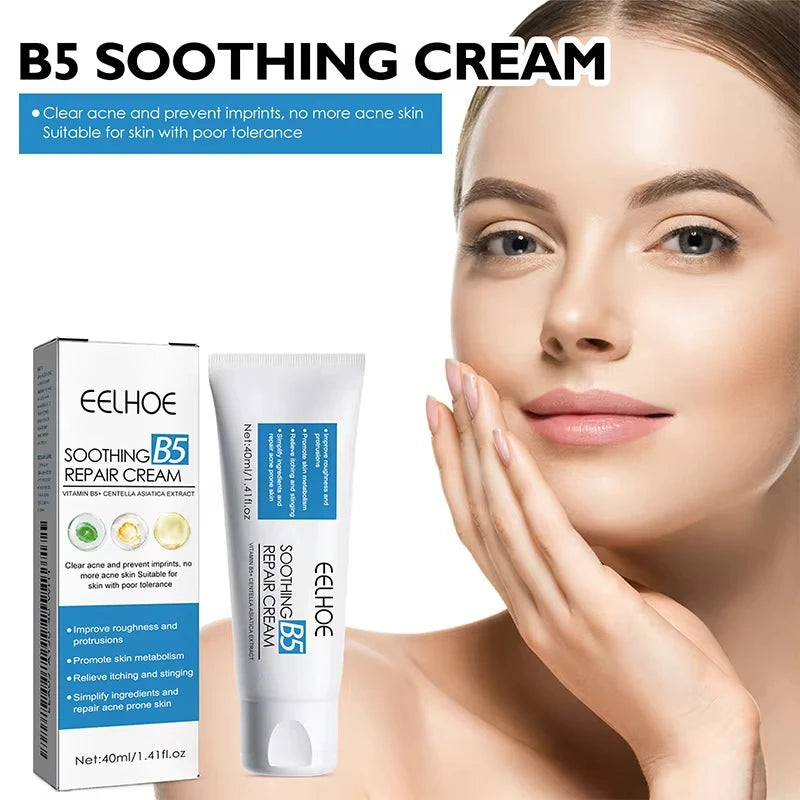 B5 Repair Cream Moisturizing Hydrating Soothing Dry Chapped Redness Skin Nourishes Hydrating Barrier Support Beauty Face Cream