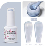 Clou Beaute Jelly Color UV Gel Manicure Summer Pink Nude Gel Nail Rainbow Nail Supplies For Professionals Semi-permanent Varnish