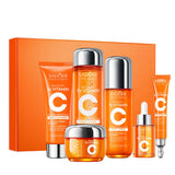 Vitamin C Skincare 6-Piece Gift Set Whitening Brightening Moisturizing And Firming – All In One A Perfect Holiday Christmas Gift