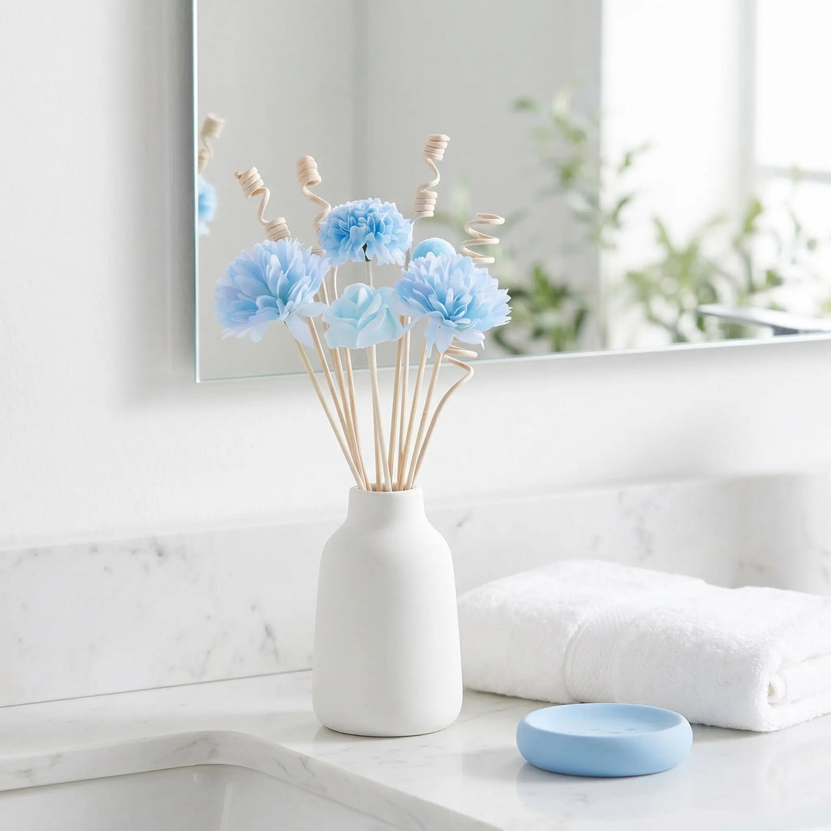 8pcs Diffuser Sticks Diffuser Refill Essential Oil Aroma Fragrance Sticks Replacement - Natural Aromatherapy Reed Flowers