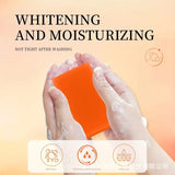 100g Turmeric Kojic Acid Bath Soap Glutathione Collagen Hyaluronic Acid Handmade Cleansing Soap for Hand Face and Body