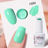 Clou Beaute Grey Color Nail Gel Polish Full Coverage Nail Polish Dark Red Gel Lacquer Varnish Vernis Semi Permanent Nail Art