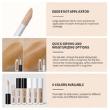 Dark Circles Acne Marks Cover Matte Face Concealer Brighten Skin Tone Repair Makeup Cosmetic for Women Daily
