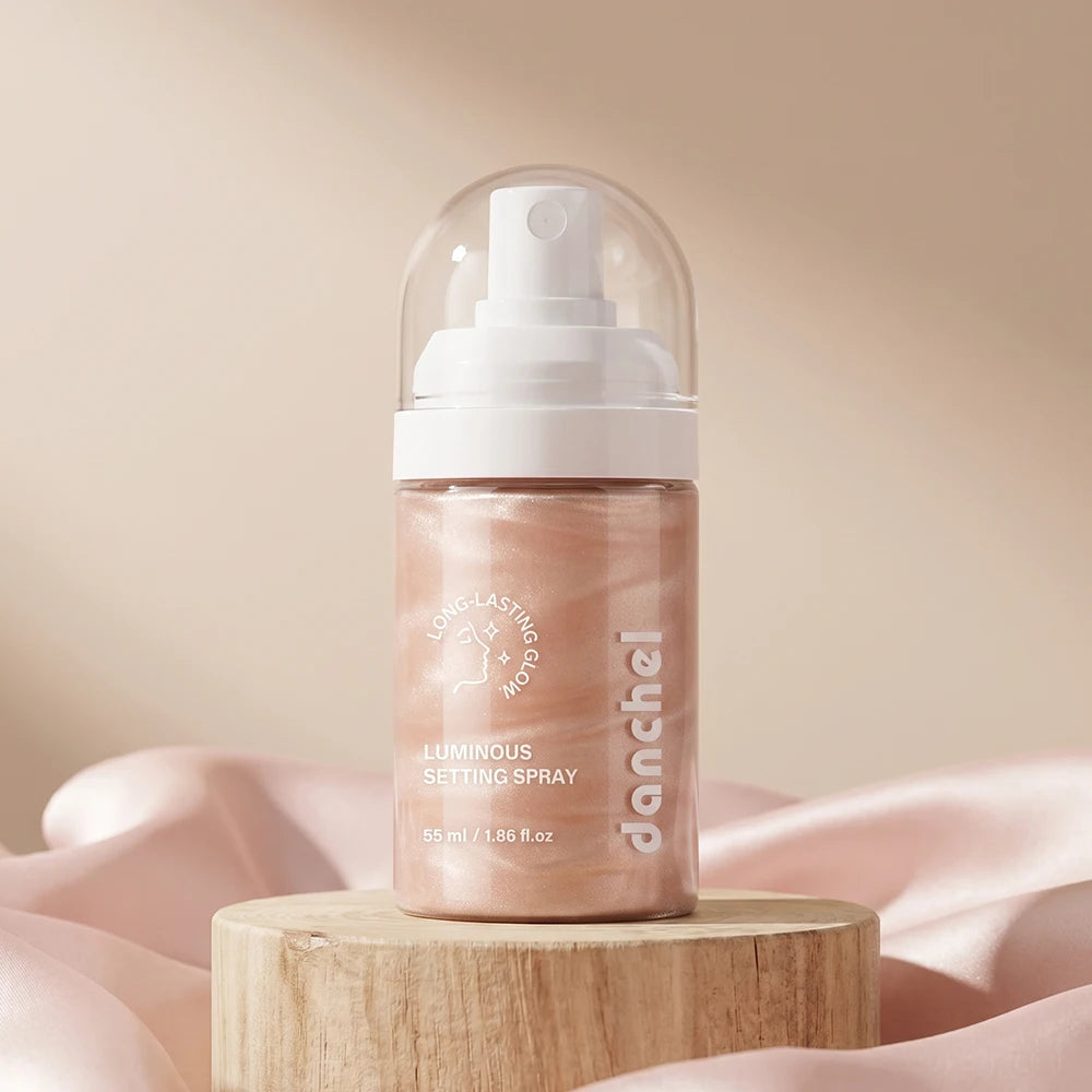 Luminous Setting Spray Smudge-resistant Quick-drying Non-sticky Long Lasting Locks Makeup Luminous Dewy Finish Setting Spray