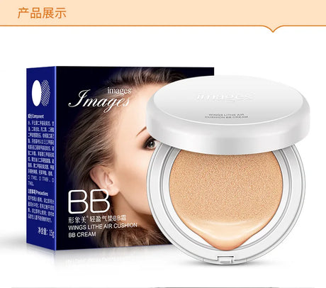 BIOAQUA 1pc Air Cushion BB Cream Isolation BB Nude Concealer Oil Control Moisturizing Liquid Foundation CC Cream (Random Brand)