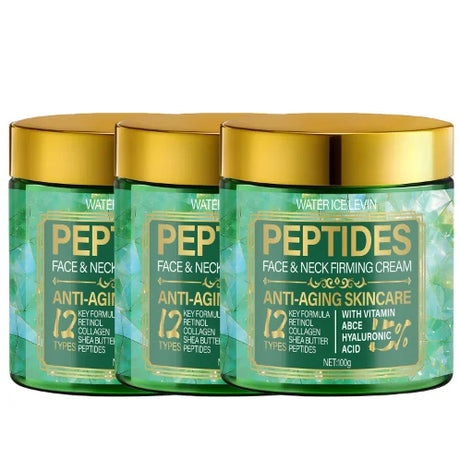 Peptides Face & Neck Firming Cream (12 Formulas), Retinol-Infused, Moisturizes for Anti-Aging Softness