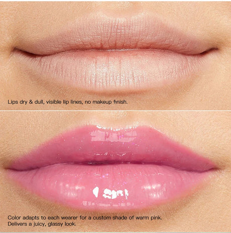 PH Adaptive Color Lip Oil Instant Glass Shine Plumping Finish Iridescent Shine Lip Oil Long-lasting Hydration Smooth Lip Care
