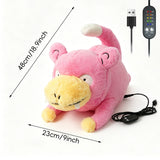 Electric Heating Pad for Period Cramps Plush USB Powered Menstrual Heating Pad Neck Shoulder Pain Relief Gift for Women Wife