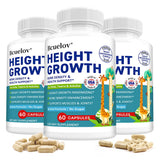 Natural Height Growth Capsules for Kids, Teens and Adults Zinc and Calcium Increase Peak Height Supplement Bone Strength