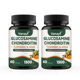 Glucosamine Chondroitin MSM Turmeric Capsules - 3x Strength, Supports Joint Health, Joint Mobility & Comfort for Men and Women