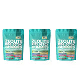 Zeolite Gummies 9-in-1 with Zeolite Omega-3 Magnesium Elderberry Vitamin C Milk Thistle Vitamin D3 Zinc B12 60 Gummies