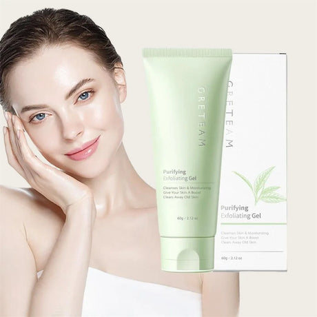 Face Exfoliating Gel Deep Cleansing Pores,Remove Dead Skin Purify Gentle Exfoliate Oil Control Moisturizing Face Scrub Skin Care