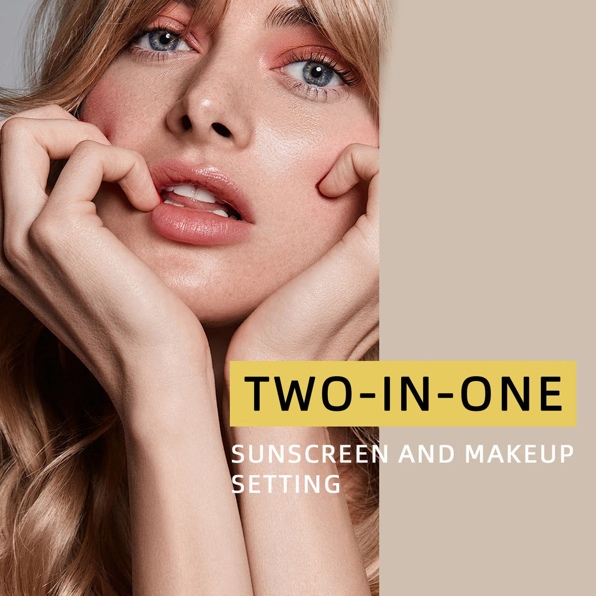 100ml  SPF 50 Sunscreen Setting Spray Sheer Setting Mist Sunscreen Spray Facial  Skin Care Lightweight & Non-Greasy