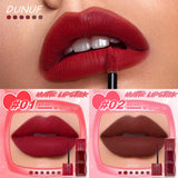 6pc/set Velvet Matte Lipstick Long-lasting Waterproof Lip Gloss Lip Glaze Non-Stick Cup Nude Red High Pigment Y2K Christmas Gift