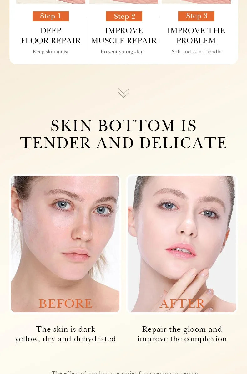 BIOAOUA Oligopeptide Face Skin Repair Freeze-dried Powder Set Sensitive Skin Moisturizing and Smoothing Hyaluronic Acid Essence