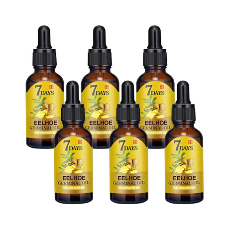 EELHOE 20ml Ginger Hair Growth Oil Strengthening Scalp Nourishing Hair Roots Anti Loss Fuller Care Hairs Essence for Women Men