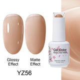 Clou Beaute Jelly Color UV Gel Manicure Summer Pink Nude Gel Nail Rainbow Nail Supplies For Professionals Semi-permanent Varnish
