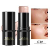 Face Brown Bronzer Contour Stick Face Foundation Makeup Pen Lasting Smooth Contour Shadow Blusher Highlight Concealer Cosmetics