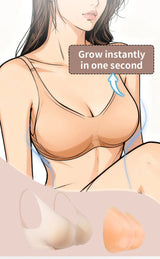 LERVANLA Silicone Breasts Pads Forms Pads Chest Women's Fake Boobs Enhancement Magnify Underwear 2-in-1Breast Becomes Big