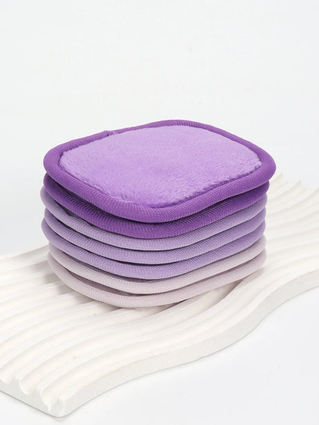 810 Makeup Remover Wipes Gradient 7Pcs, Machine Washable, Reusable Makeup Remover Tools for All Skin Types