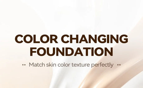 Color-Changing Sunscreen Foundation,Skin Tone Matching,All-Day Long-Lasting Wear,Perfect Base for Flawless Makeup