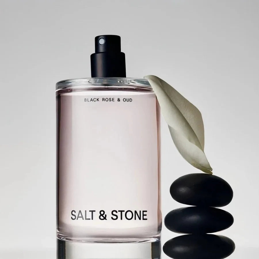 Salt & Stone Hair & Body Mist for Women & Men, Black Rose & Oud 3.4 Fl Oz | Body & Hair Mist, Dark & Floral Scented Body Spray, Gender Neutral Fragrance with Glycerin & Red Algae