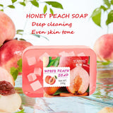 Peach Jelly Soap, 3-in-1 Cleansing and Bath Soap, Deeply Cleanses and Baths the Whole Body, Suitable for All Skin Types,